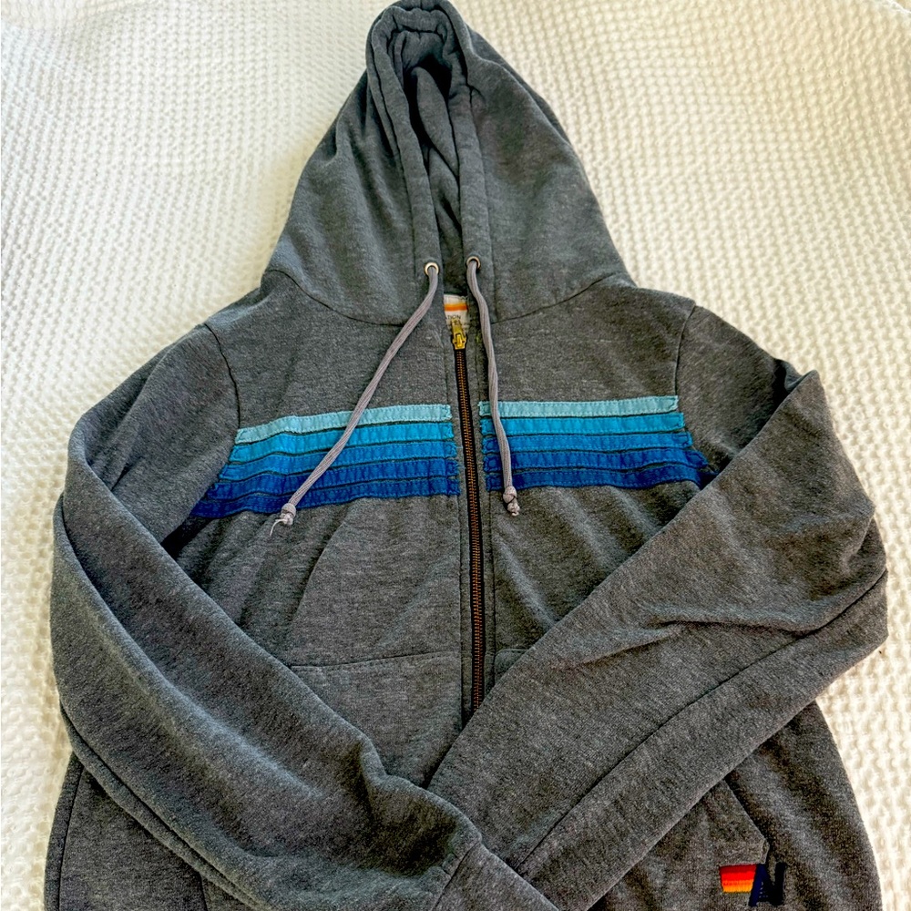 Aviator Nation 5-stripe zip-up